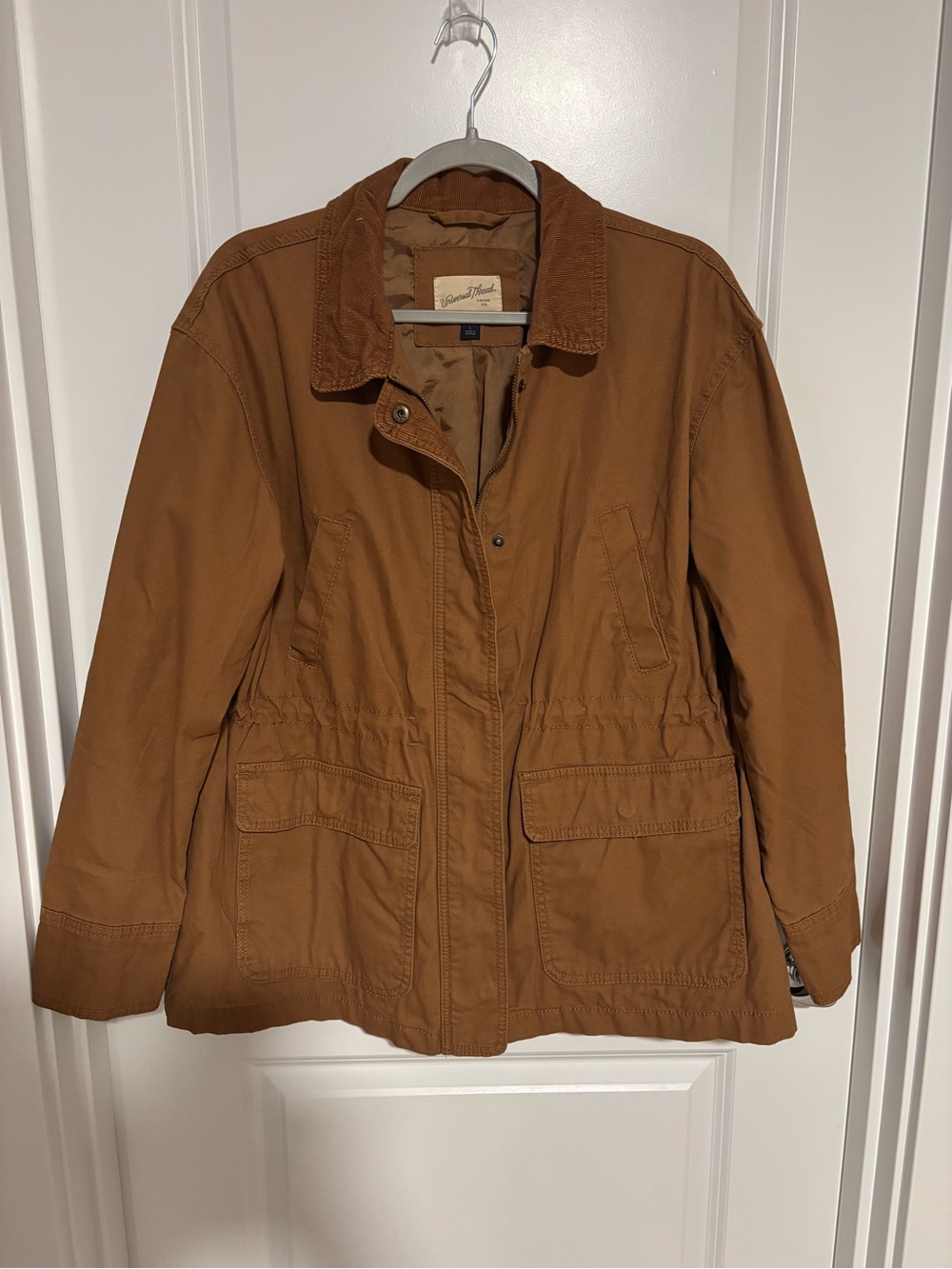 Universal Thread Brown Utility Jacket with Corduroy Collar